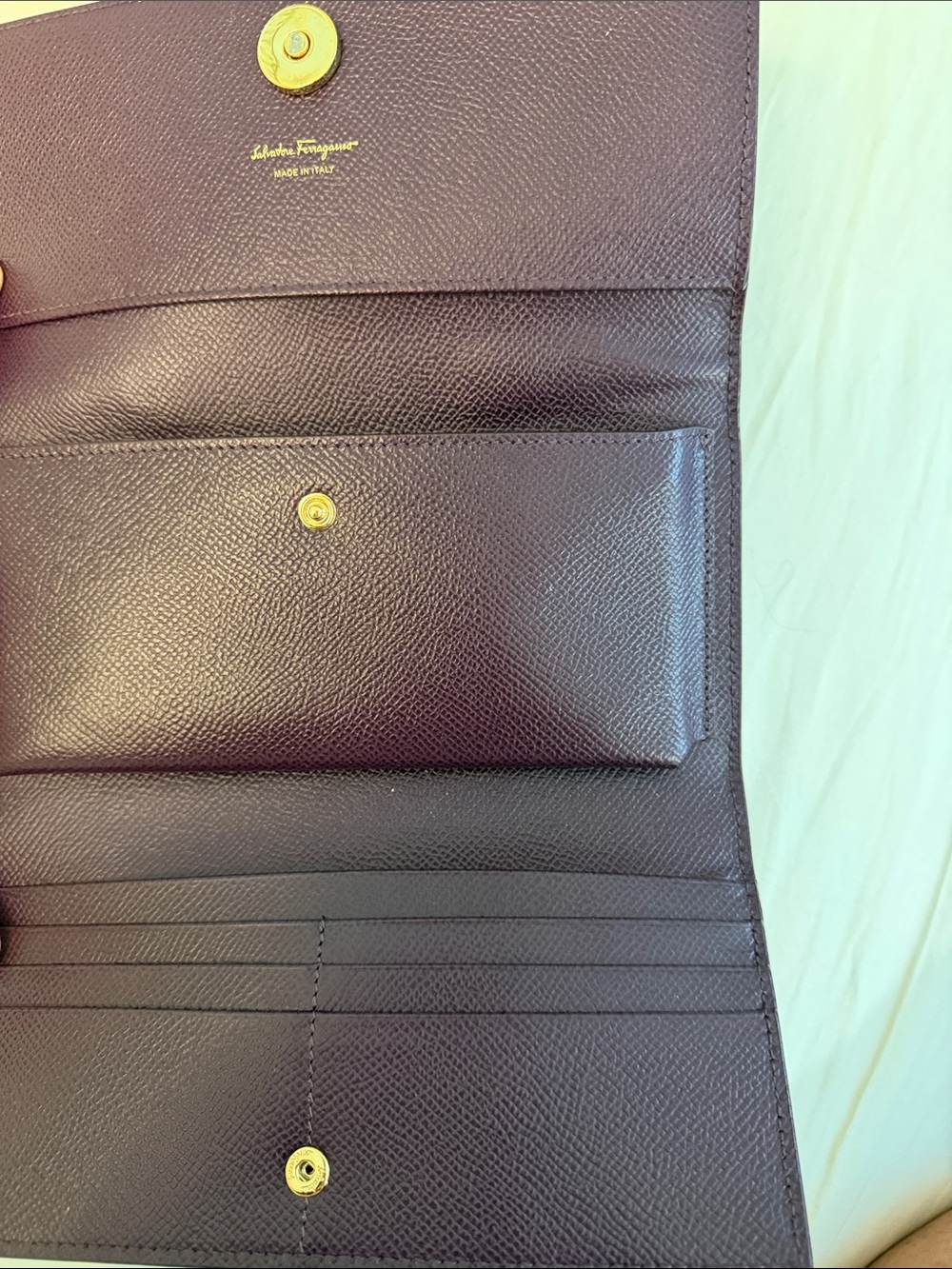 Salvatore Ferragamo Purple Vara Bow Bag - Picture 4 of 7